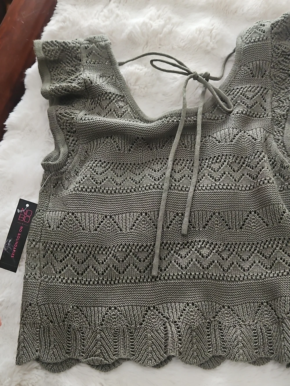 NWT Crochet Short Set